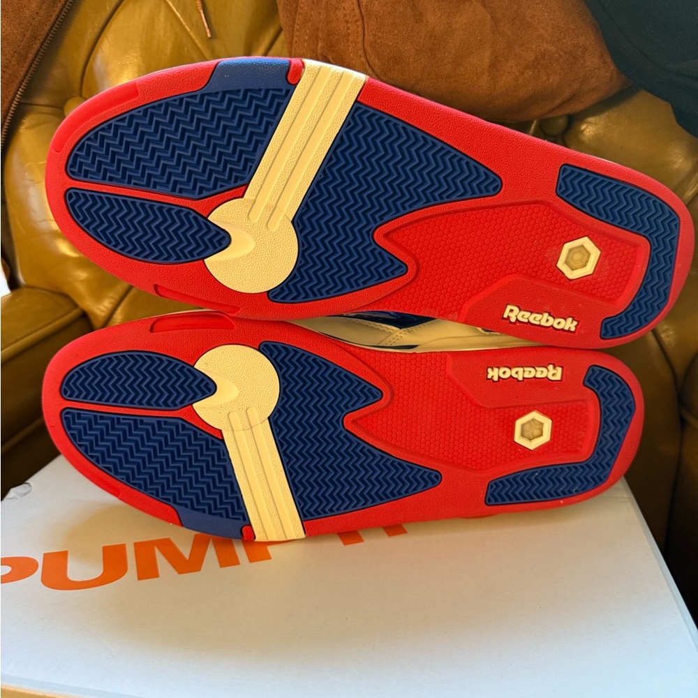 Reebok Pump Omni Zone II – Size 11 – Chalk/Vector Blue/Vector Red – BNIB - Picture 5 of 9